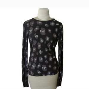 Zoe Karssen  Long Sleeve Cheetah T-Shirt